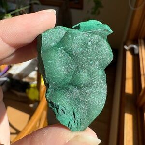 Sparkly Botryoidal malachite specimen